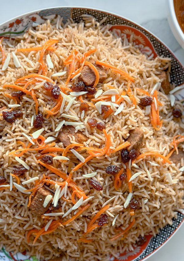 Afghan Rice dish Kabuli Palaw