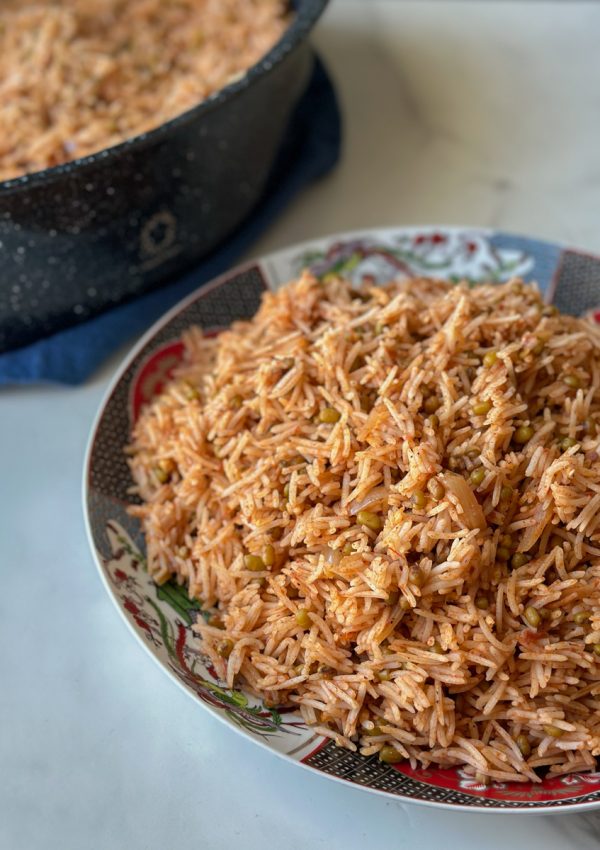 Mash Pulao – Afghan Mung Beans and Rice