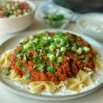 a plate of afghan macaroni