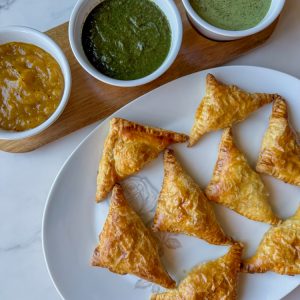 Creamy Chicken Samosas