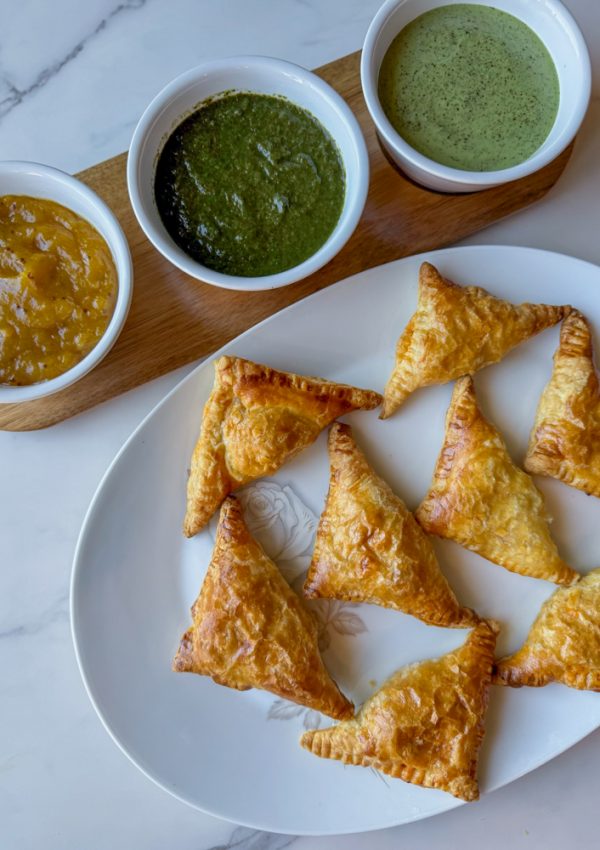 Creamy Chicken Samosas